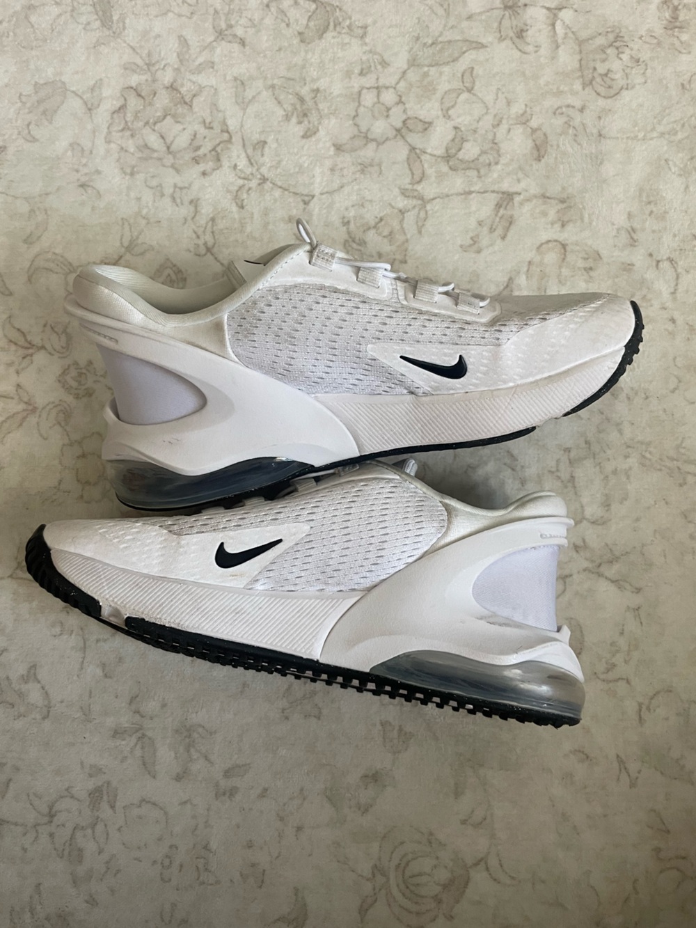 Nike Kids Air Max 270 GO Sneakers - White/Black - Picture 4 of 10